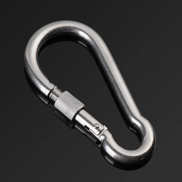80Mm Stainless Steel Carabiner Spring Hook Sd-30782