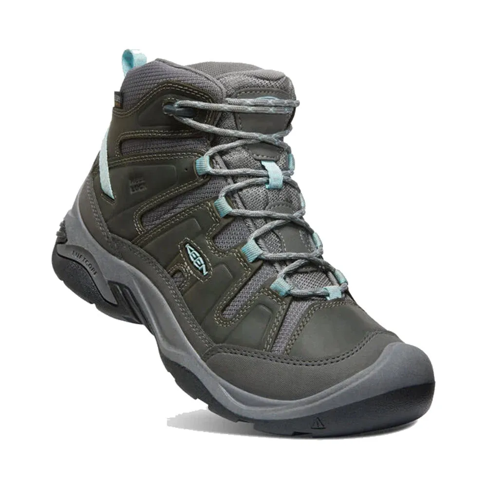 KEEN CIRCADIA MID STEEL GREY/CLOUD BLUE - WOMENS