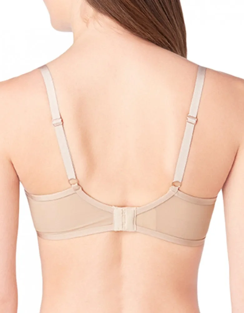 Le Mystere Shine and Sheer Unlined Demi Bra 4458