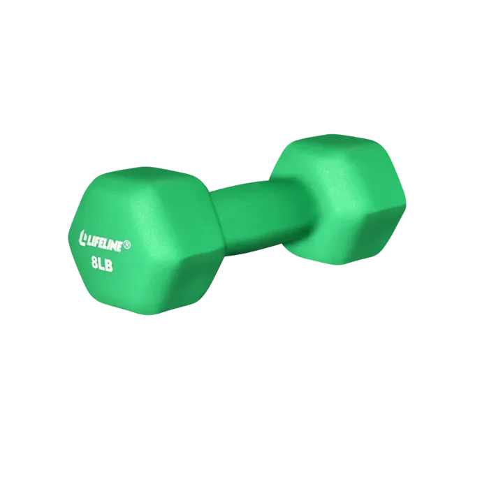 Lifeline Hex Neoprene Dumbbells