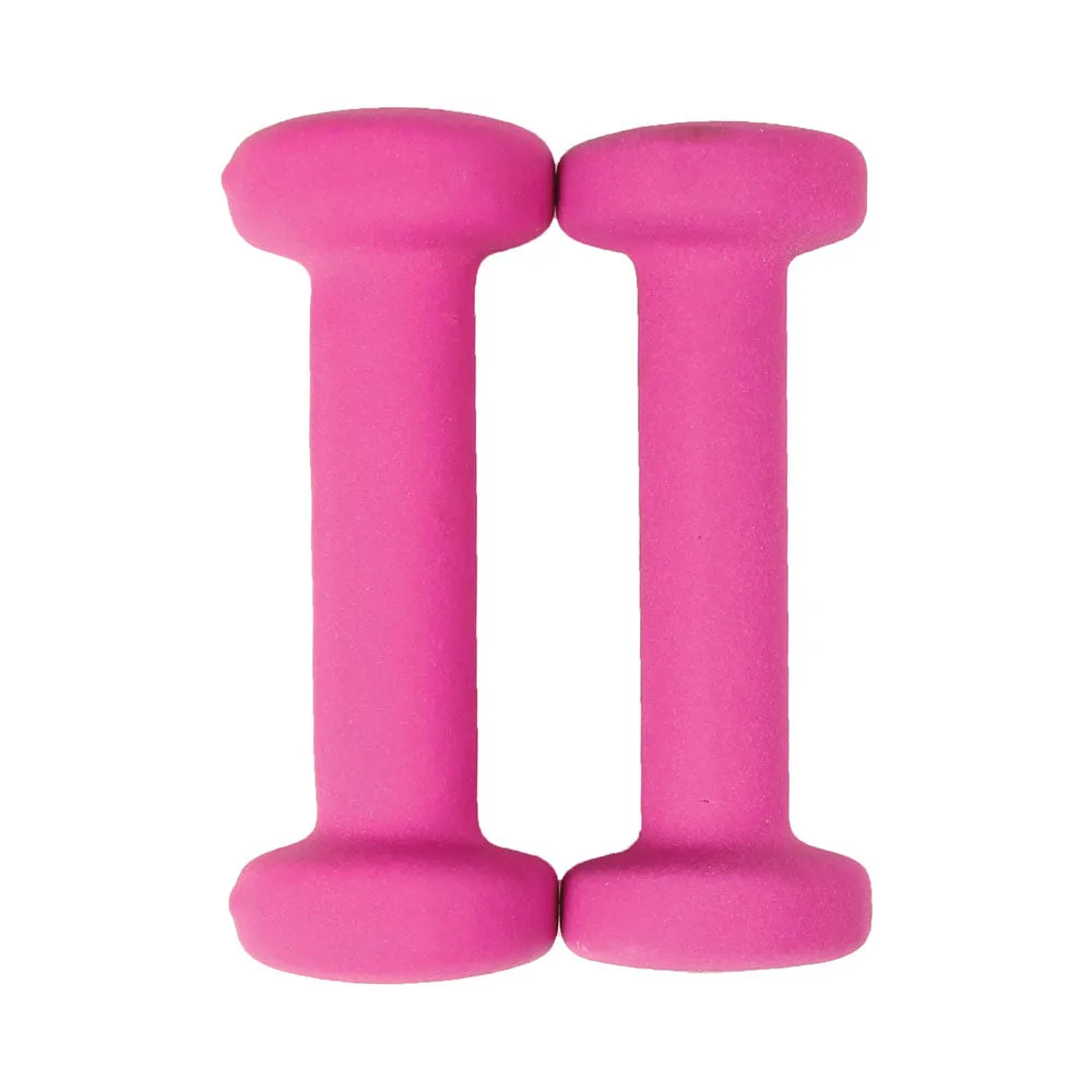 Neoprene Coated Dumbells, Flat Bottoms, Pair, 0.5kg to 5kg