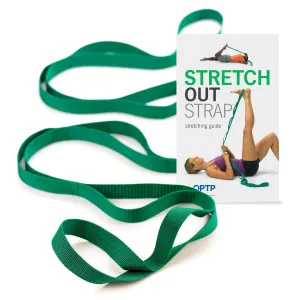 OPTP Stretch-Out Stretch Assist Strap with Exercise Booklet