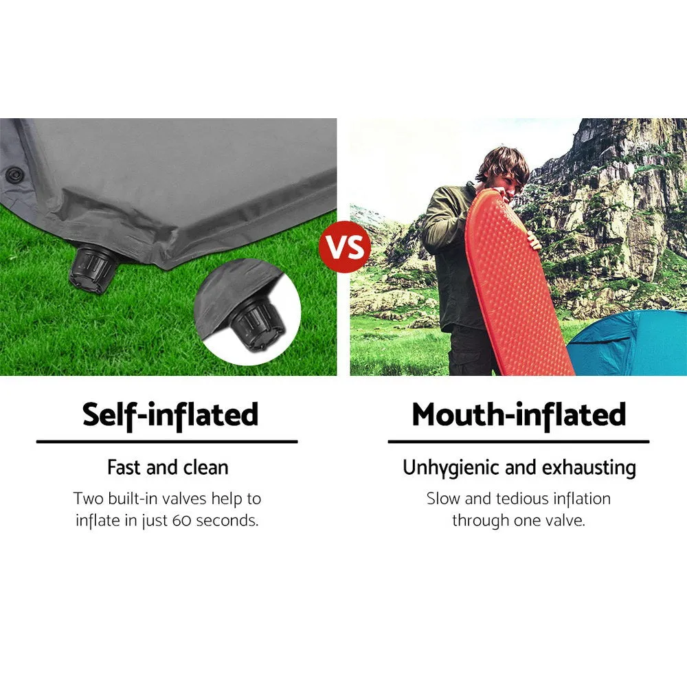 Weisshorn Self Inflating Mattress - Grey.