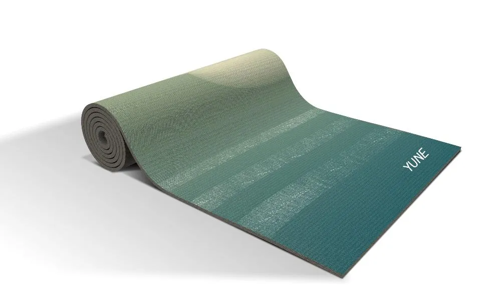 Yoga Mat | 6mm Thick | Green | Non-Slip | Eco Friendly | Yune Yoga | Nagasawa