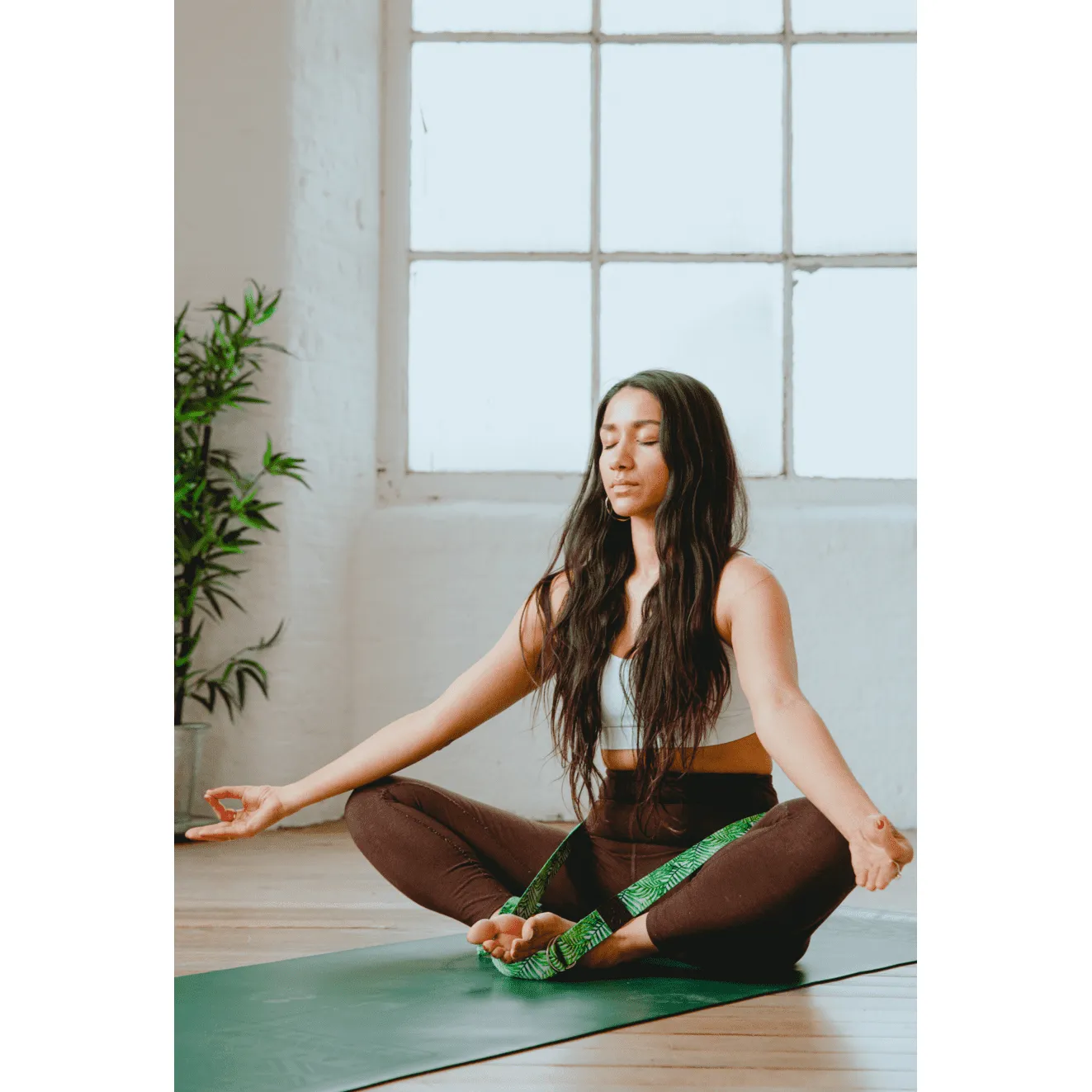 Yoga Stretching Strap - Tropical