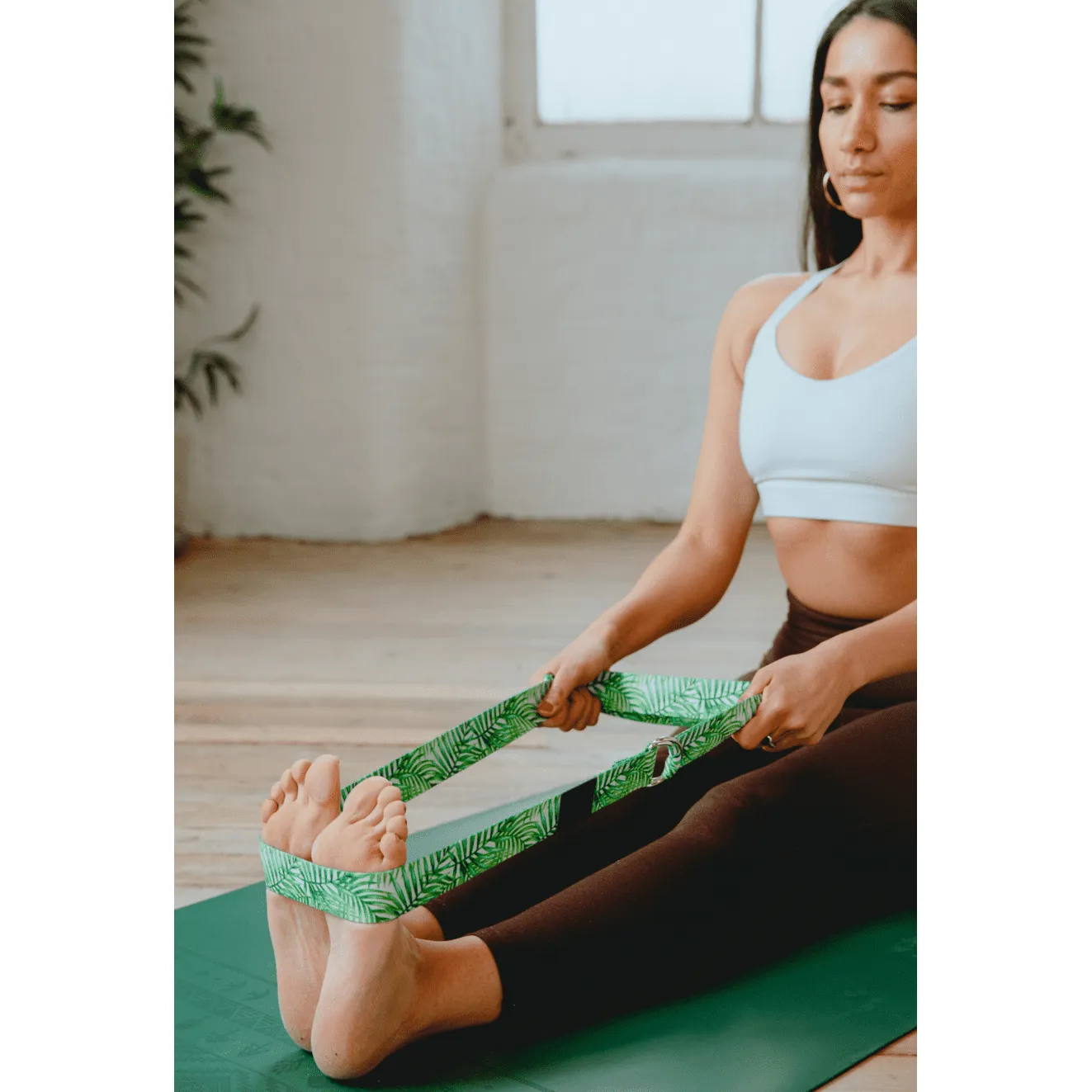 Yoga Stretching Strap - Tropical